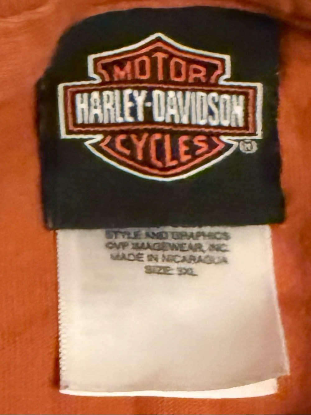 Authentic Harley-Davidson Unisex Burt Orange Texas Road Graphic Short Sleeve Tee - Picture 6 of 15